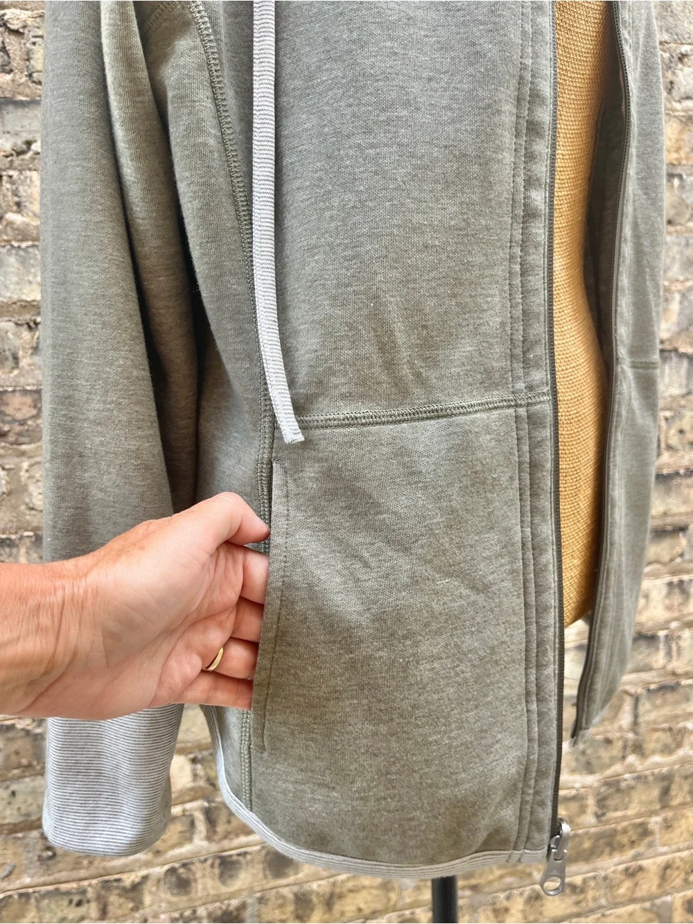 Tommy Bahama Sun Fade Flipside Reversible Full Zip Jacket Gray Size Large